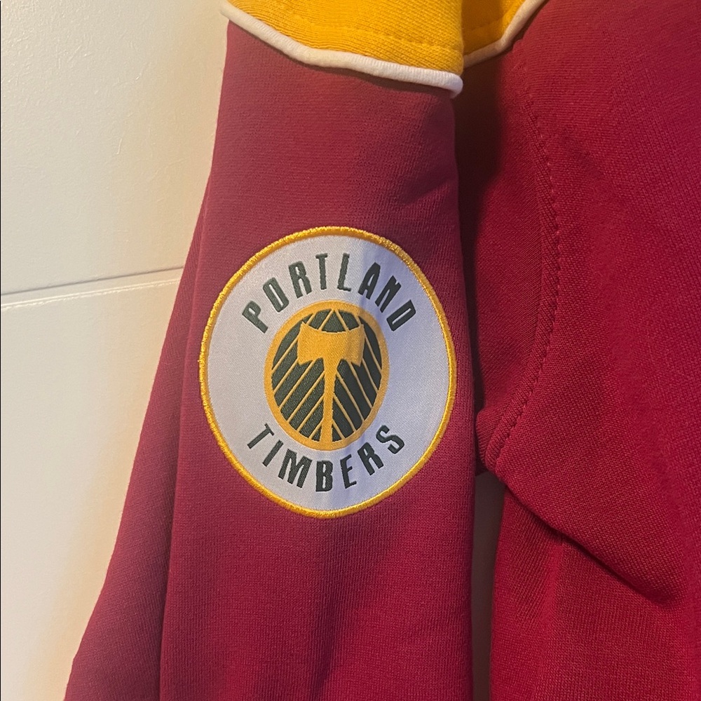 NWT Portland Timbers authentic MLS Hockey Style Hoodie (Medium) - Picture 7 of 7